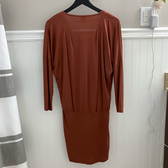 HAUTE HIPPIE Dolman Sleeve 100% Rayon Dress HHFA12-3360 XS - Picture 8 of 15